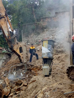 湖南张家界市政工程管道埋挖遇到坚硬石头怎么施工效果视频